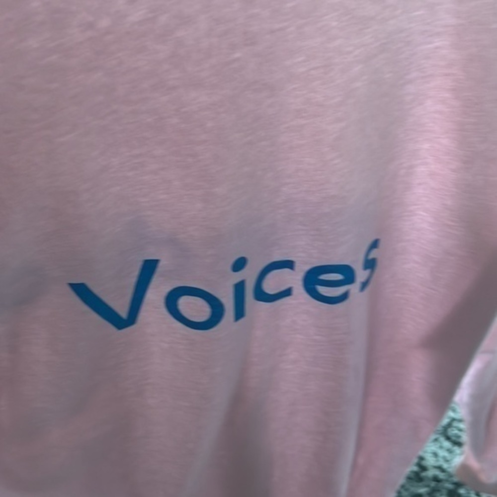 Outdoor Voices Los Angeles California Baby Pink Long Sleeve Shirt - Picture 2 of 7
